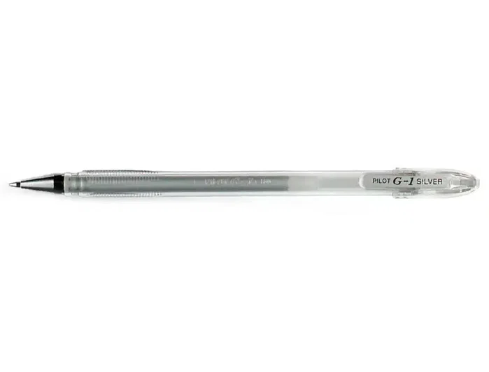 Pilot G-1 Metallic Bolígrafo de Tinta Gel Plata Trazo 0,3 mm Pilot G-1 Metallic Bolígrafo de Tinta Gel Plata Trazo 0,3 mm