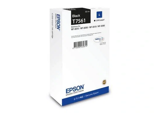 Epson T7561 Cartucho de Tinta Negro C13T75614N Epson T7561 Cartucho de Tinta Negro C13T75614N