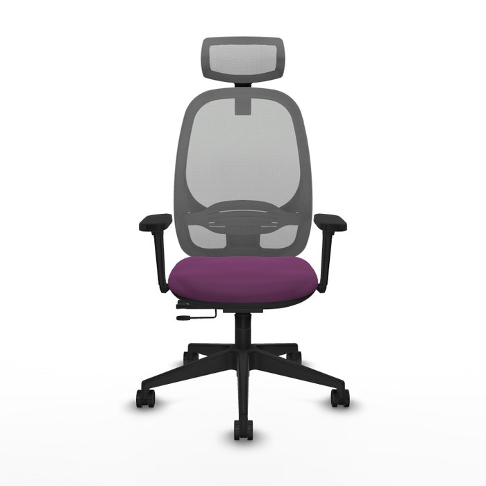 PIQUERAS Y CRESPO Silla de oficina Cilanco con mecanismo Sincro/Traslack, Morado y Gris PIQUERAS Y CRESPO Silla de oficina Cilanco con mecanismo Sincro/Traslack, Morado y Gris