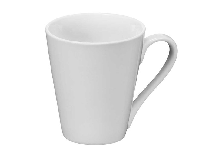 VESSIA Set de 36 Tazones de Porcelana de Boca Ancha, 320 ml, Blanco