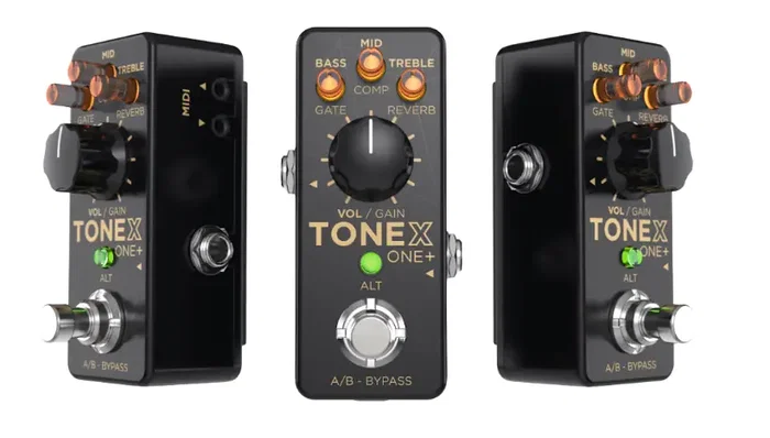IK Multimedia Pedal Tonex One con Bluetooth y MIDI para Guitarra/Bajo - Editor USB, 60.000 Tone Models, 20 Presets, Afinador