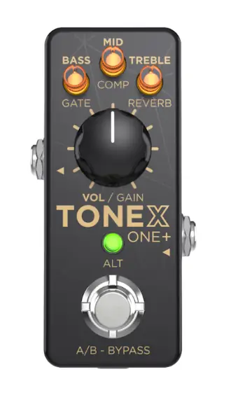 IK Multimedia Pedal Tonex One con Bluetooth y MIDI para Guitarra/Bajo - Editor USB, 60.000 Tone Models, 20 Presets, Afinador