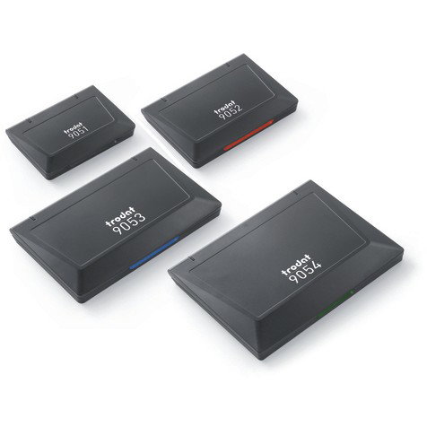 Trodat Stempel 9054 Almohadilla de Tinta para Sellos Plástico, Color Verde, 210 x 148 mm