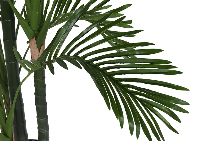 DKD Home Decor Planta Artificial Palmera Areca Verde Decorativa, 200 cm Alto x 50 cm Ancho x 50 cm Largo (2 Unidades)