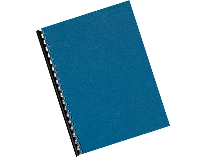 Q-connect Tapa de encuadernación cartón símil piel azul DIN A4, caja de 100 unidades Q-connect Tapa de encuadernación cartón símil piel azul DIN A4, caja de 100 unidades