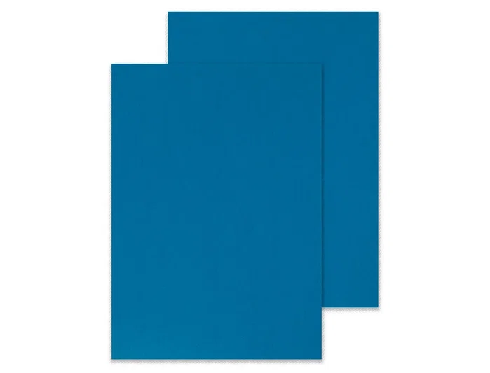 Q-connect Tapa de encuadernación cartón símil piel azul DIN A4, caja de 100 unidades Q-connect Tapa de encuadernación cartón símil piel azul DIN A4, caja de 100 unidades
