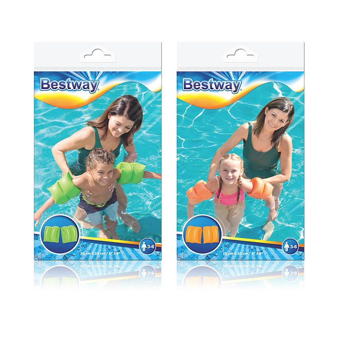 Bestway Manguitos Hinchables Lisos Color Surtido 20x20 cm +3 a 6 Años Playa y Piscina 32005 Bestway Manguitos Hinchables Lisos Color Surtido 20x20 cm +3 a 6 Años Playa y Piscina 32005