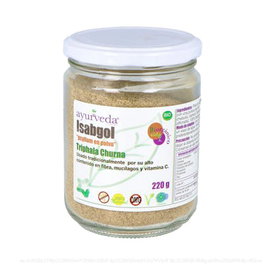 Ayurveda Autentico Isabgol Con Triphala - 220g - Suplemento Dietético Natural en Polvo