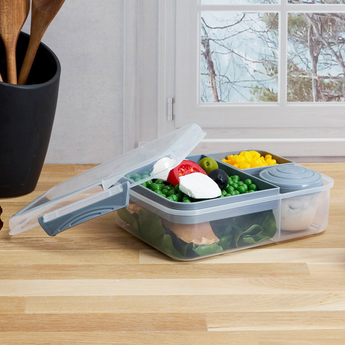 Cook Concept Fiambrera con Compartimentos 1,5 L Take Away Colores Surtidos