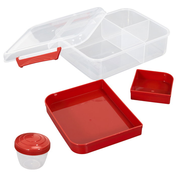 Cook Concept Fiambrera con Compartimentos 1,5 L Take Away Colores Surtidos