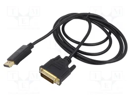 SAVIO Cable DisplayPort a DVI-D (24+1) de 3m Full HD 1080p