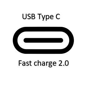 Leba NoteBox 16 Cargador Portátil Blanco USB-C 12W por Puerto USB 2.0
