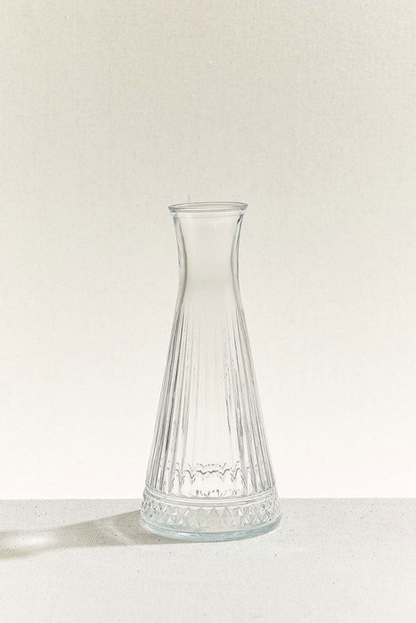 Hermia Karaf 940 Botella de Vidrio Transparente 27 cm con 100% Vidrio para Cocina y Comedor Hermia Karaf 940 Botella de Vidrio Transparente 27 cm con 100% Vidrio para Cocina y Comedor