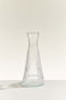Hermia Karaf 940 Botella de Vidrio Transparente 27 cm con 100% Vidrio para Cocina y Comedor