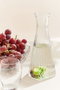 Hermia Karaf 940 Botella de Vidrio Transparente 27 cm con 100% Vidrio para Cocina y Comedor