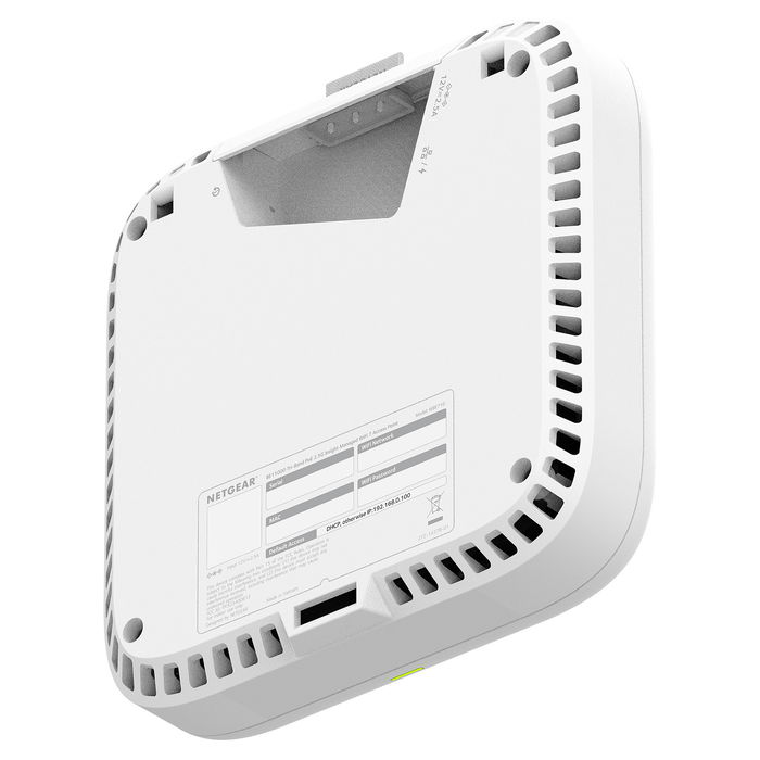 NETGEAR WBE718 Access Point WiFi 7 Business, 9400 Mbps Tri-Band (2.4/5/6 GHz), 2500 Mbps Ethernet, MU-MIMO, OFDMA, Cloud Managed, PoE+, Wall/Ceiling Mount NETGEAR WBE718 Access Point WiFi 7 Business, 9400 Mbps Tri-Band (2.4/5/6 GHz), 2500 Mbps Ethernet, MU-MIMO, OFDMA, Cloud Managed, PoE+, Wall/Ceiling Mount