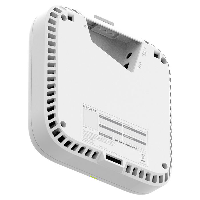 NETGEAR WBE718 Access Point WiFi 7 Business, 9400 Mbps Tri-Band (2.4/5/6 GHz), 2500 Mbps Ethernet, MU-MIMO, OFDMA, Cloud Managed, PoE+, Wall/Ceiling Mount NETGEAR WBE718 Access Point WiFi 7 Business, 9400 Mbps Tri-Band (2.4/5/6 GHz), 2500 Mbps Ethernet, MU-MIMO, OFDMA, Cloud Managed, PoE+, Wall/Ceiling Mount