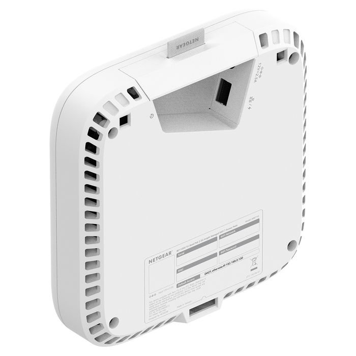 NETGEAR WBE718 Access Point WiFi 7 Business, 9400 Mbps Tri-Band (2.4/5/6 GHz), 2500 Mbps Ethernet, MU-MIMO, OFDMA, Cloud Managed, PoE+, Wall/Ceiling Mount NETGEAR WBE718 Access Point WiFi 7 Business, 9400 Mbps Tri-Band (2.4/5/6 GHz), 2500 Mbps Ethernet, MU-MIMO, OFDMA, Cloud Managed, PoE+, Wall/Ceiling Mount