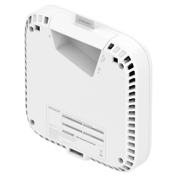 NETGEAR WBE718 Access Point WiFi 7 Business, 9400 Mbps Tri-Band (2.4/5/6 GHz), 2500 Mbps Ethernet, MU-MIMO, OFDMA, Cloud Managed, PoE+, Wall/Ceiling Mount NETGEAR WBE718 Access Point WiFi 7 Business, 9400 Mbps Tri-Band (2.4/5/6 GHz), 2500 Mbps Ethernet, MU-MIMO, OFDMA, Cloud Managed, PoE+, Wall/Ceiling Mount