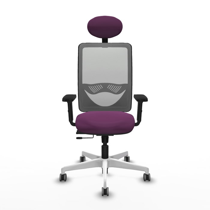 PIQUERAS Y CRESPO Silla de oficina Zulema Morada y Gris PIQUERAS Y CRESPO Silla de oficina Zulema Morada y Gris