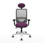 PIQUERAS Y CRESPO Silla de oficina Zulema Morada y Gris
