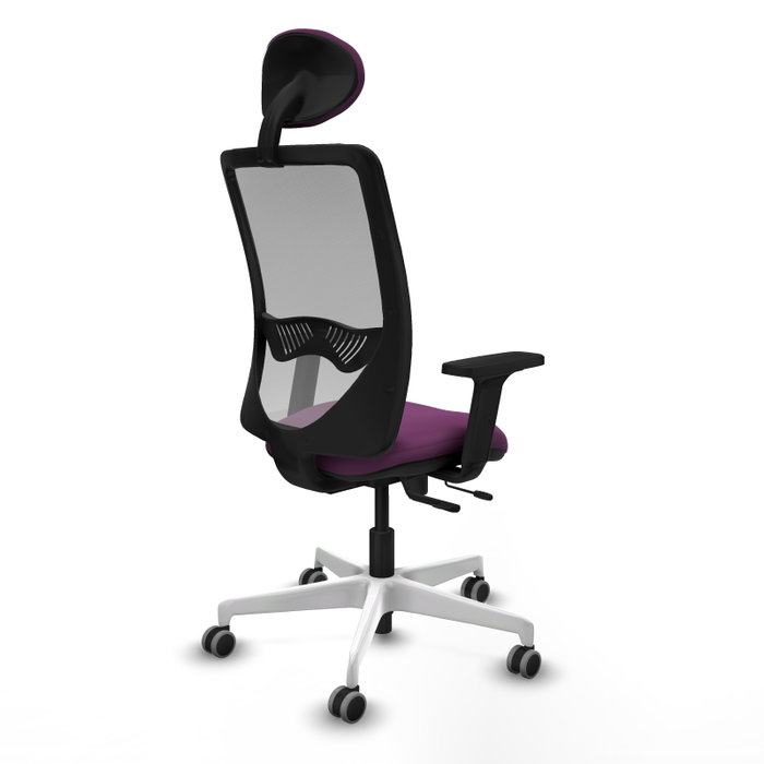 PIQUERAS Y CRESPO Silla de oficina Zulema Morada y Gris PIQUERAS Y CRESPO Silla de oficina Zulema Morada y Gris
