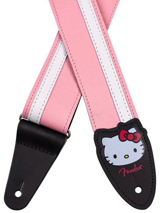 Fender Correa piel Hello Kitty rosa