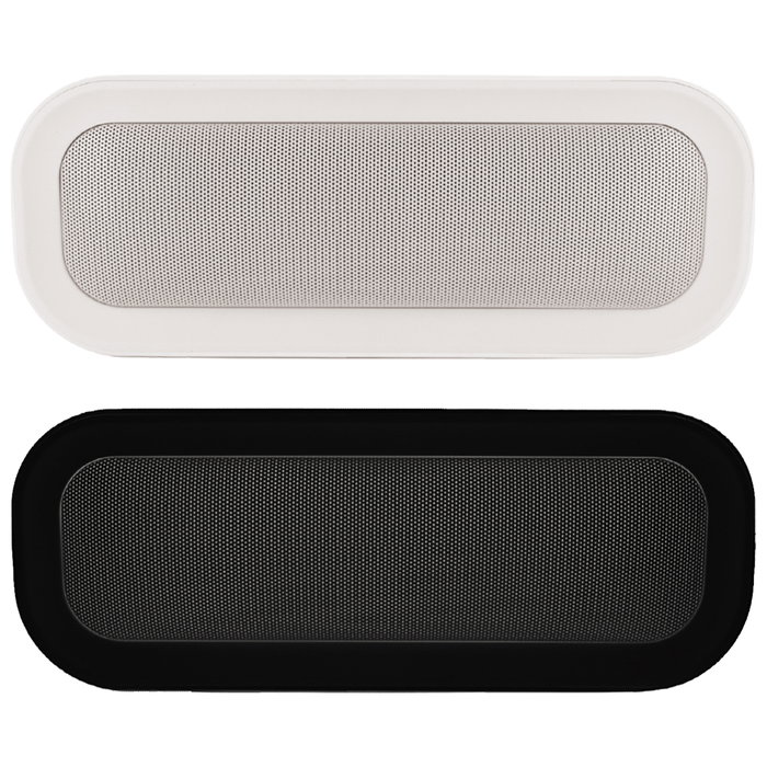 Be Mix Altavoz 5W Silicona Inalámbrico Bluetooth USB Micro USB Blanco Negro 23.5x6.5x9.5cm