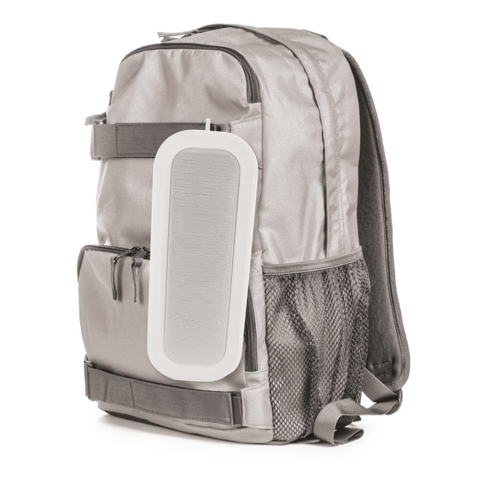 Be Mix Altavoz 5W Silicona Inalámbrico Bluetooth USB Micro USB Blanco Negro 23.5x6.5x9.5cm