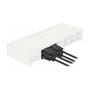 DeLOCK Cable RS-232 D-Sub 9 hembra a hembra de módem nulo con carcasa estrecha, 2 m