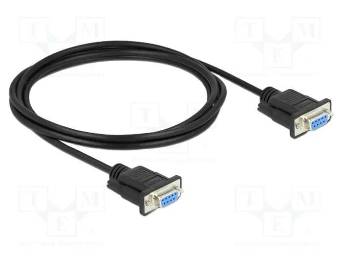 DeLOCK Cable RS-232 D-Sub 9 hembra a hembra Nullmodem 2 m DeLOCK Cable RS-232 D-Sub 9 hembra a hembra Nullmodem 2 m