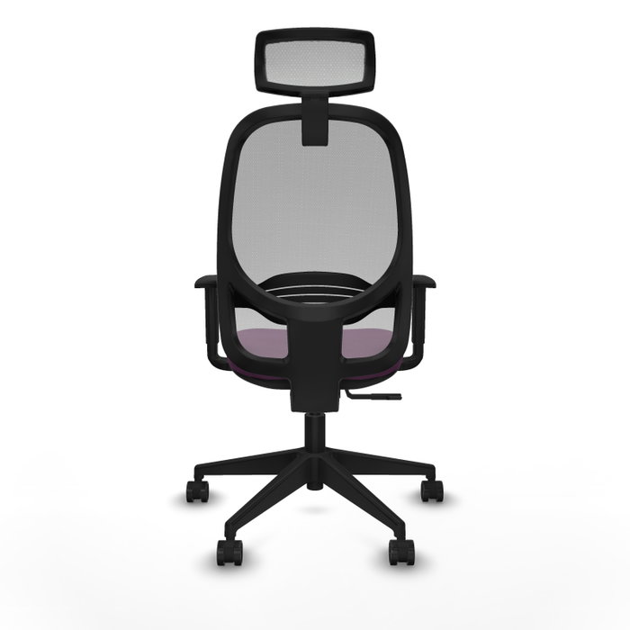 PIQUERAS Y CRESPO Silla de oficina Cilanco con mecanismo Sincro, Morado y Gris