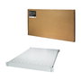 LogiLink Estantería ajustable de 19 pulgadas para racks con 1000 mm de profundidad, gris claro