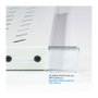 LogiLink Estantería ajustable de 19 pulgadas para racks con 1000 mm de profundidad, gris claro