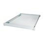 LogiLink Estantería ajustable de 19 pulgadas para racks con 1000 mm de profundidad, gris claro