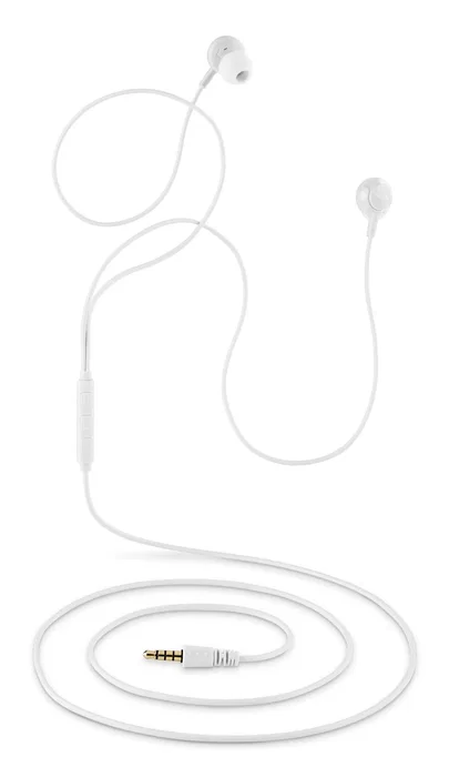 NGS CROSS DRIFT WHITE Auriculares Intrauditivos con Cable, Micrófono con Botón Multifunción y Control de Volumen para Llamadas y Música, Color Blanco