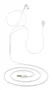 NGS Cross Drift Auriculares Intrauditivos Blancos con Micrófono