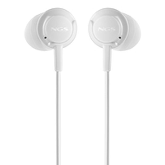 NGS Cross Drift White Auriculares Intrauditivos con Micrófono
