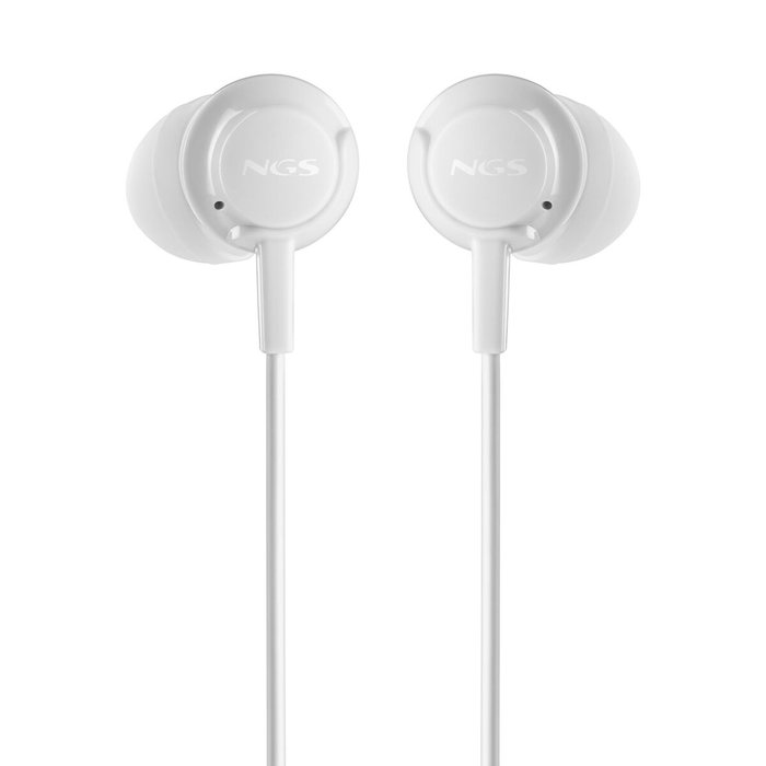 NGS Cross Drift White Auriculares Intrauditivos con Micrófono