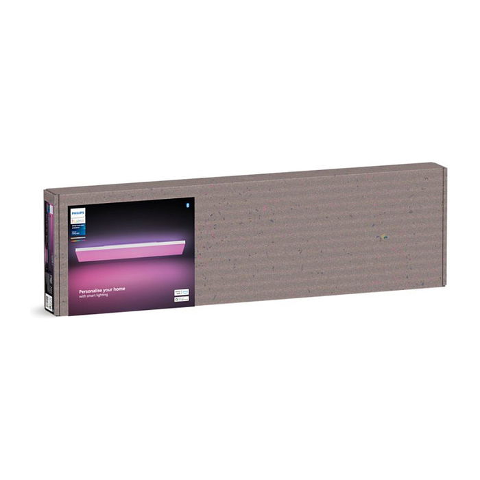 Philips 929003736401 Foco de Superficie LED Blanco y Color Ambiance 1200x300mm Regulable para Salón y Dormitorio