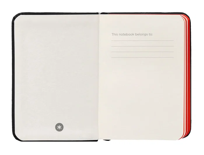 Antartik Cuaderno A7 Tapa Dura Hojas Lisas Negro y Rojo 80 Hojas 80gr FSC Antartik Cuaderno A7 Tapa Dura Hojas Lisas Negro y Rojo 80 Hojas 80gr FSC