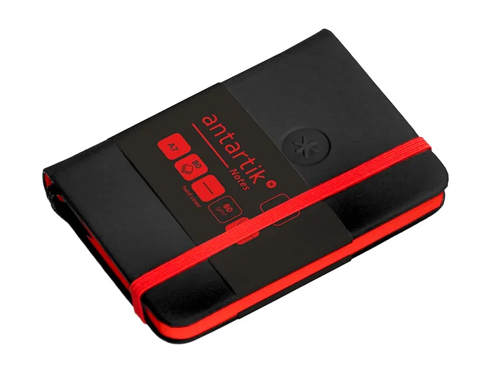 Antartik Cuaderno A7 Tapa Dura Hojas Lisas Negro y Rojo 80 Hojas 80gr FSC Antartik Cuaderno A7 Tapa Dura Hojas Lisas Negro y Rojo 80 Hojas 80gr FSC