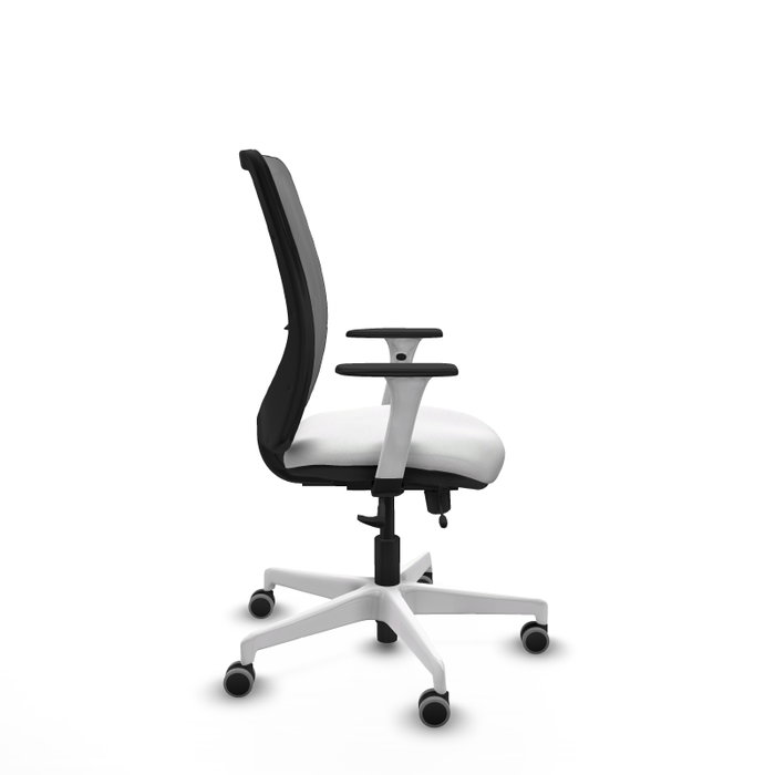 PIQUERAS Y CRESPO Silla de oficina Zulema con mecanismo Sincro/Traslack Blanco y Gris PIQUERAS Y CRESPO Silla de oficina Zulema con mecanismo Sincro/Traslack Blanco y Gris