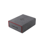 Gamegenic Token Keep Caja para Fichas y Cartas, Color Gris/Rojo, para Juegos de Mesa y Coleccionables, con Cierre Magnético