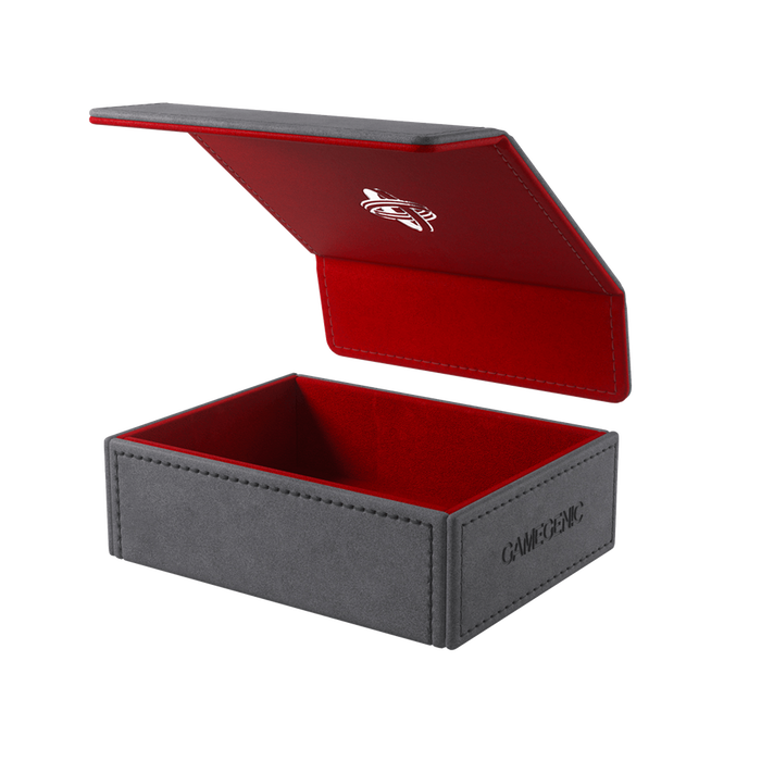 Gamegenic Token Keep Caja para Fichas y Cartas, Color Gris/Rojo, para Juegos de Mesa y Coleccionables, con Cierre Magnético Gamegenic Token Keep Caja para Fichas y Cartas, Color Gris/Rojo, para Juegos de Mesa y Coleccionables, con Cierre Magnético