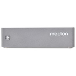 Medion S06 MD35310 Mini PC Barebone Intel Core i3-1315U (6 núcleos, hasta 4.5 GHz), 0GB RAM, 0GB SSD, Wi-Fi 6, Bluetooth 5.2, HDMI, DisplayPort, FreeDOS