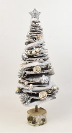 DKD Home Decor Árbol Navidad Alpina Natural 21 x 52 x 21 cm