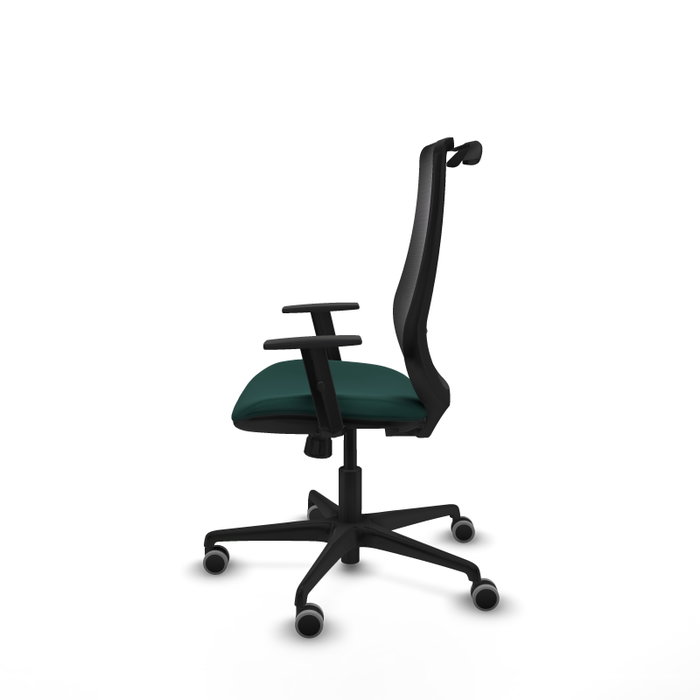 PIQUERAS Y CRESPO Silla de oficina Mardos con mecanismo Sincro, Verde botella y Negro PIQUERAS Y CRESPO Silla de oficina Mardos con mecanismo Sincro, Verde botella y Negro