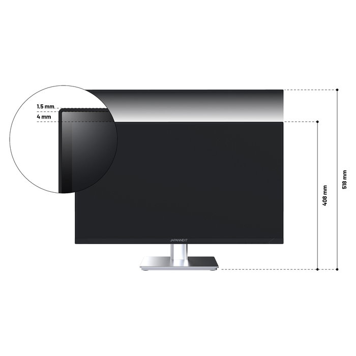 JAPANNEXT JN-I270WQHD300F-HSP Monitor Gaming WQHD 27" (68.6 cm) 2560 x 1440 IPS 300 Hz 2 ms HDR10 FreeSync