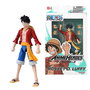 Bandai Anime Heroes One Piece Figura de Acción de Luffy 37008 - 17 cm con 17 Puntos de Articulación